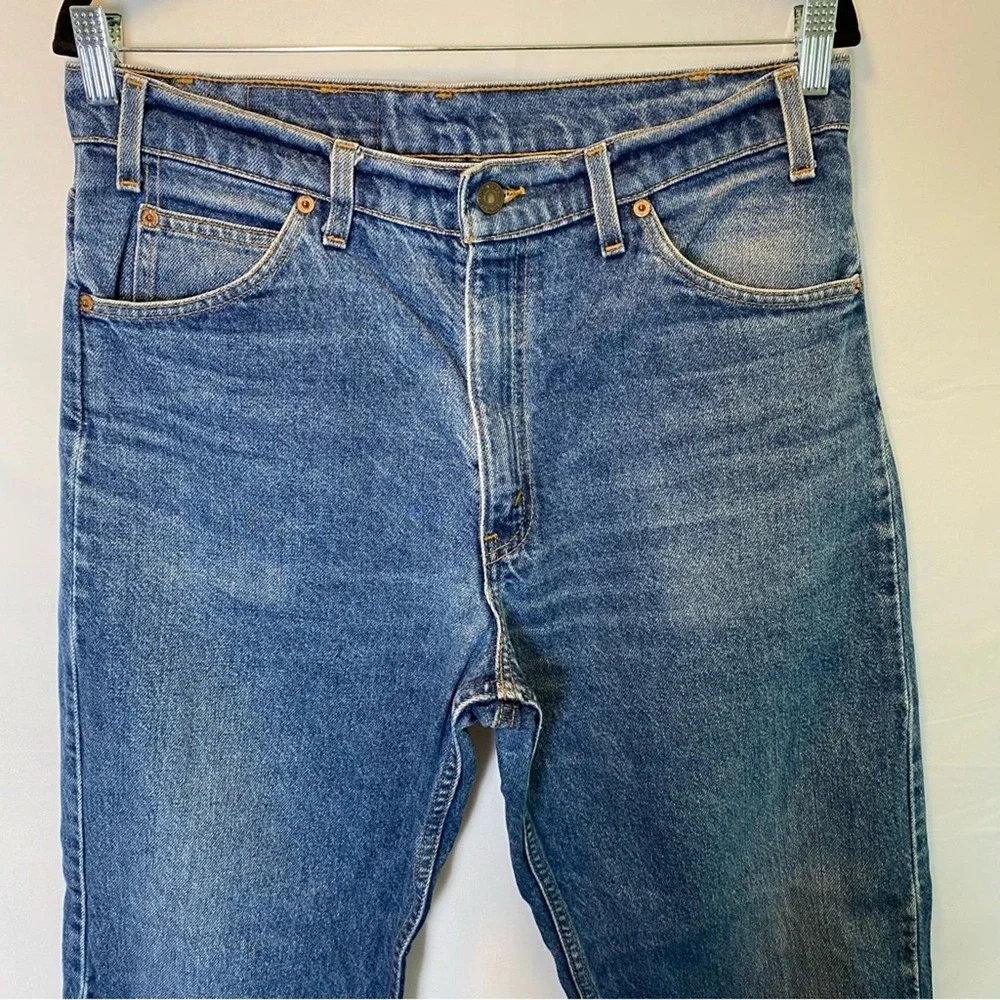 Levi's‎ Orange Tab Men's 505 Relaxed Fit Tapered Leg Jeans Size 34x30 Vintage